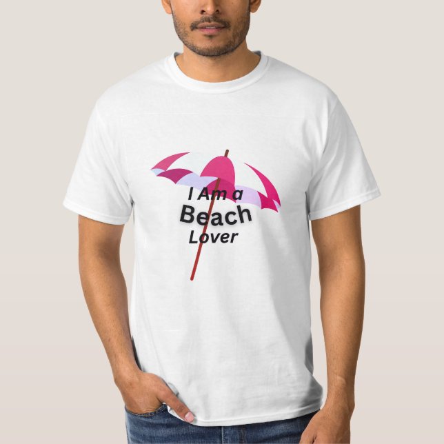 Camiseta de amante de la playa (Anverso)