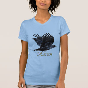 Camiseta de amante de los pájaros de Flying Raven