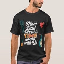 Camiseta de amante de mamá y papá