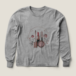 Camiseta de amante de maquillaje de mujer | Lápiz