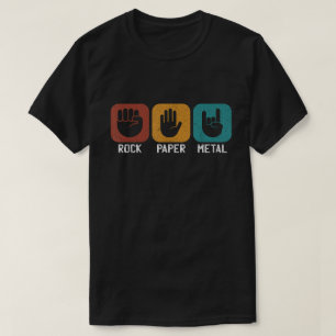 Camiseta de Amante de Música Divertida de Rock Pap