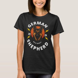 Camiseta de Amante de Perro Pastor Alemán Vintage 