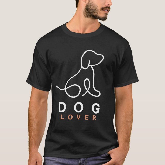 Camiseta de Amante de Perros (Anverso)