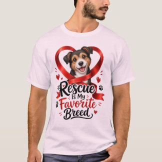 Camiseta de amante de perros de raza favorita de r