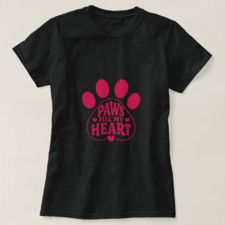 Camiseta de Amante de Perros - Regalo de Huella de
