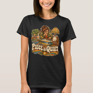 Camiseta de Amante de Rompecabezas Divertida y Tra