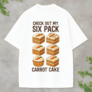Camiseta de Amante de Tarta de Zanahoria Parodia d