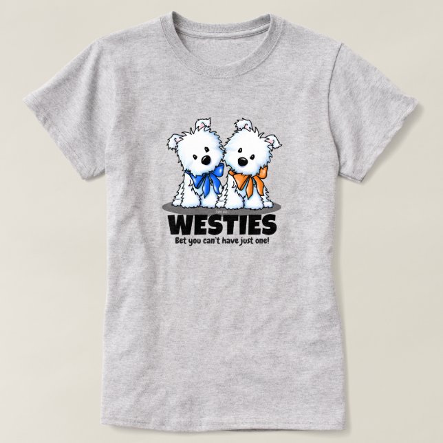 Camiseta de Amante de Westie (Diseño del anverso)
