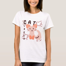 Camiseta de amante del gato