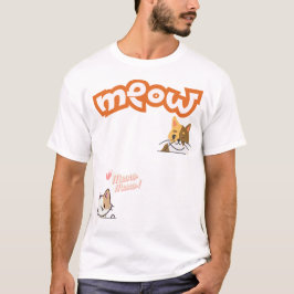 Camiseta de amante del gato de Meow