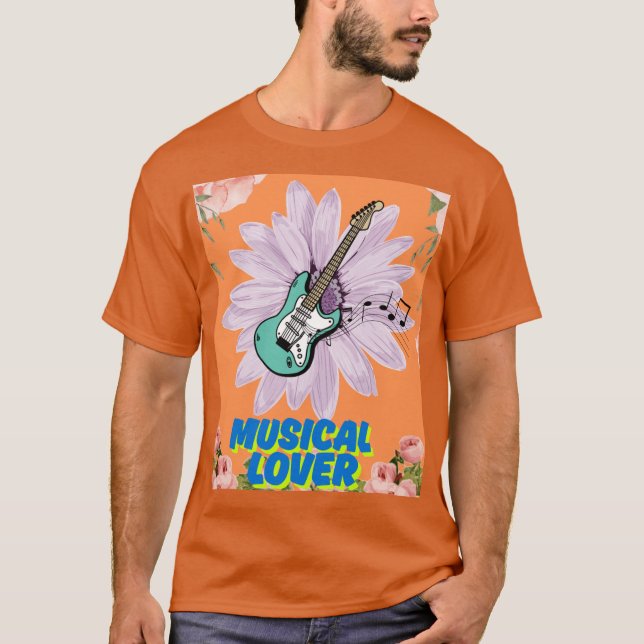 camiseta de amante musical (Anverso)