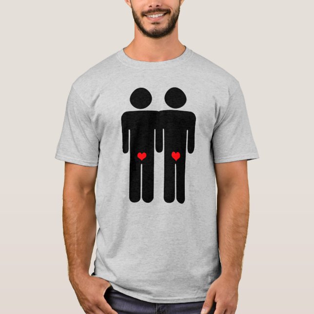 Camiseta de amantes gays (Anverso)