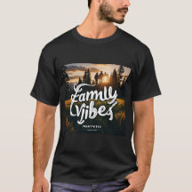camiseta de ambiente familiar hecha por un persona
