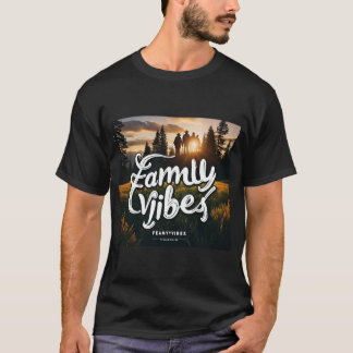 camiseta de ambiente familiar hecha por un persona