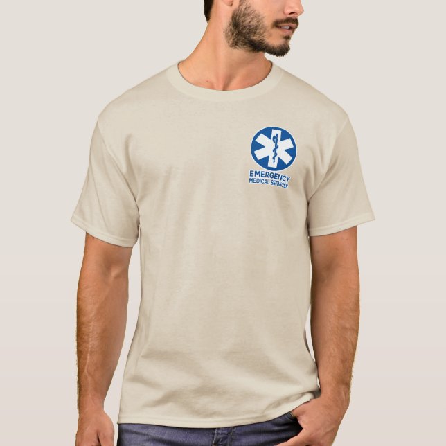Camiseta de ambulancia EMS (Anverso)
