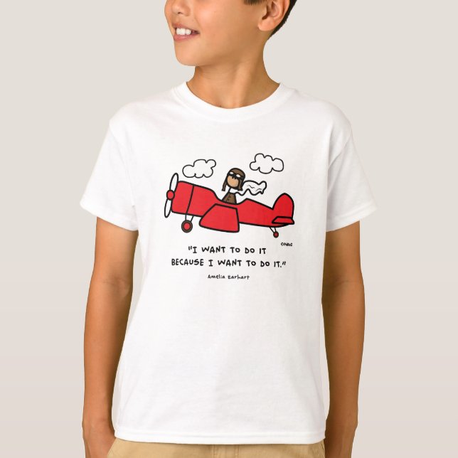 Camiseta de Amelia Earhart (Anverso)