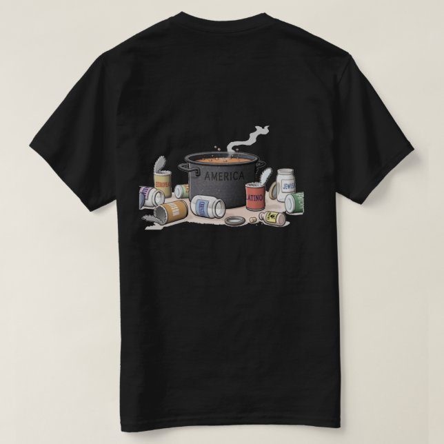 Camiseta de América de crisol (Reverso del diseño)