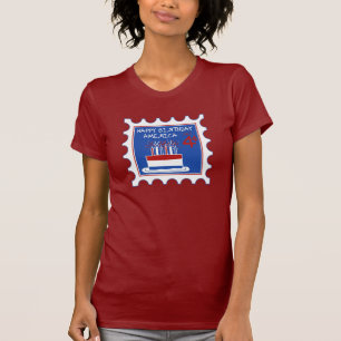 Camiseta de América del feliz cumpleaños
