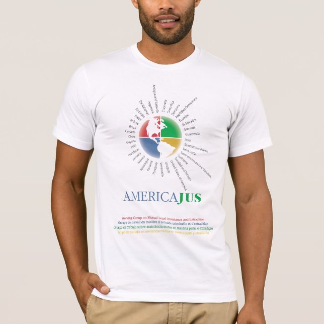 Camiseta de AmericaJus (Anverso)