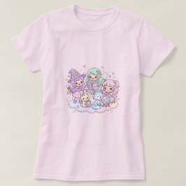 Camiseta de Amigas Mágicas Pastel