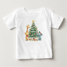 Camiseta de amigos animales navidades