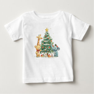 Camiseta de amigos animales navidades
