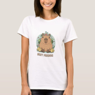 Camiseta de amigos: Capibara linda