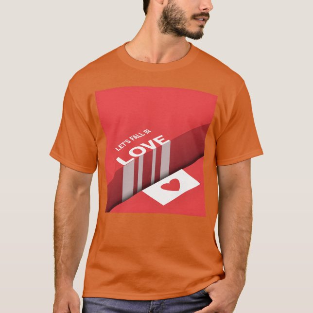 Camiseta de amigos de diseños de amor (Anverso)