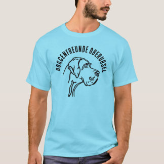 Camiseta de amigos de Doggen con dos impresiones y