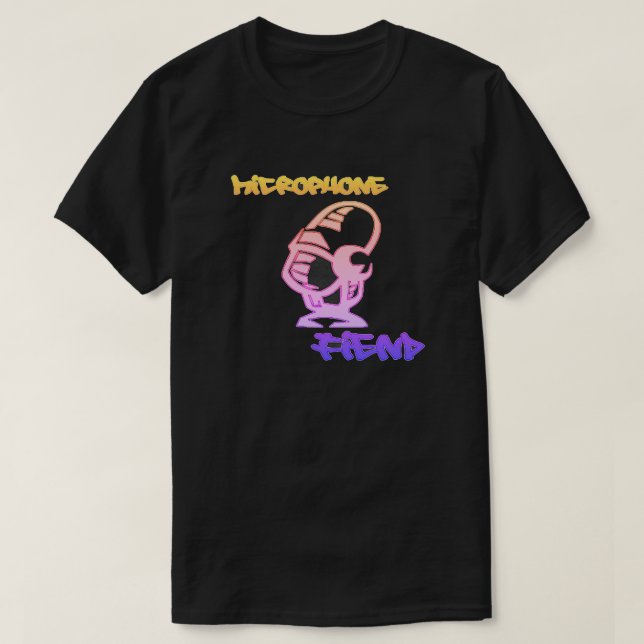 Camiseta de amigos de micrófono (Diseño del anverso)