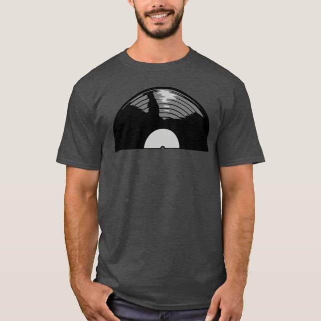 Camiseta de amigos de música de vinilo (Anverso)