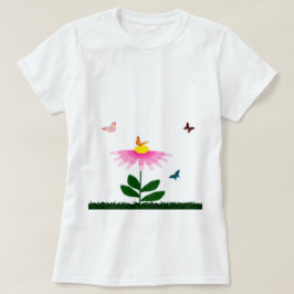 Camiseta de amigos en primavera