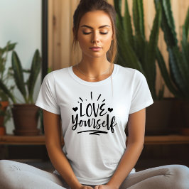 Camiseta de Amo a Sí Mismo Afirmación