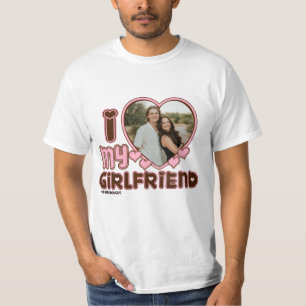 Camiseta de amor con foto personalizada 'AMO a mi 