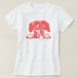 Camiseta de amor de dachshund