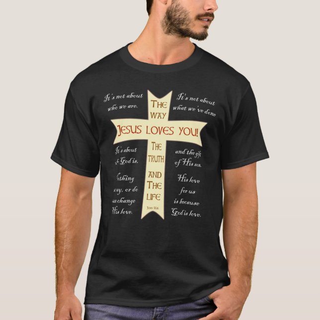 Camiseta de amor de Dios (Anverso)