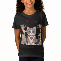 Camiseta de amor de gato lindo para niños | Dulce 