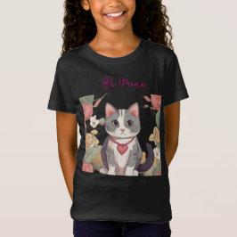 Camiseta de amor de gato lindo para niños | Dulce 