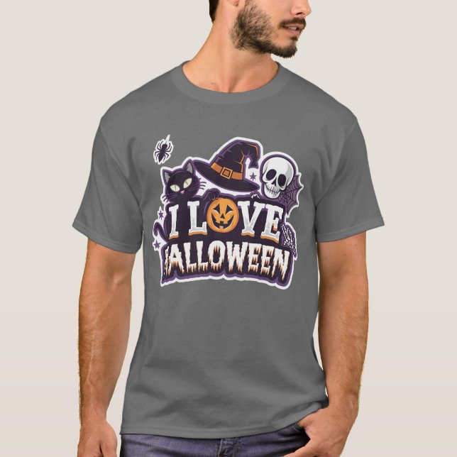Camiseta de amor de Halloween (Anverso)