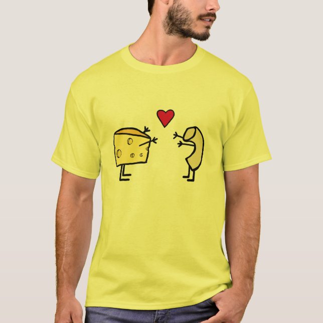 Camiseta de amor de Macaroni y Queso (Anverso)