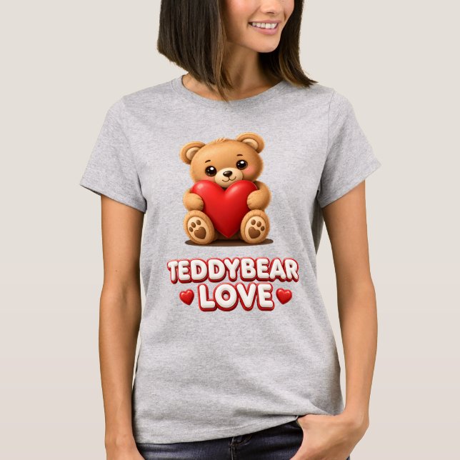 Camiseta de Amor de Osito de Peluche (Anverso)