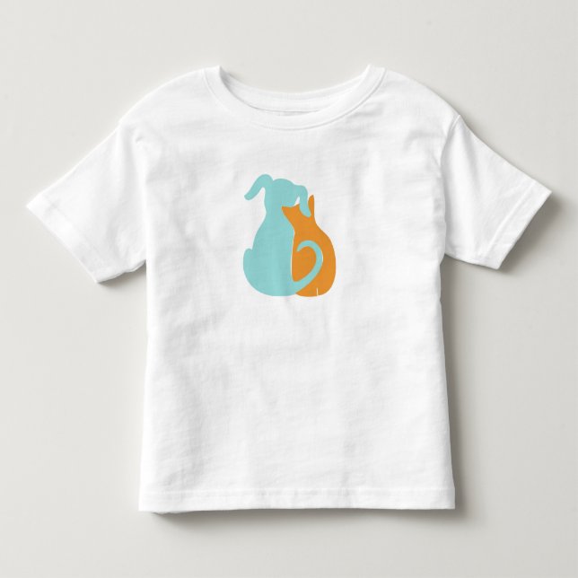 Camiseta de amor de perro y pájaro (Anverso)