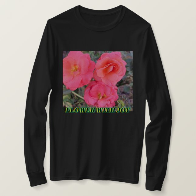 Camiseta de Amor de Rosas Rojas (Anverso del diseño)