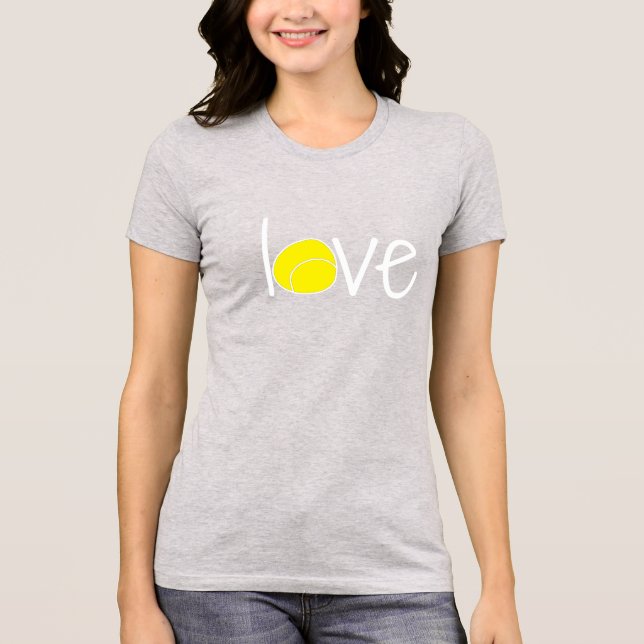 Camiseta de "amor" de tenis (Anverso)