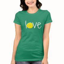 Camiseta de "amor" de tenis