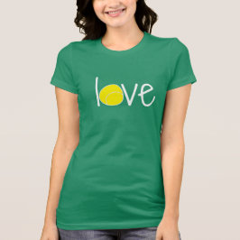 Camiseta de "amor" de tenis