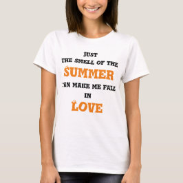 Camiseta de amor de verano
