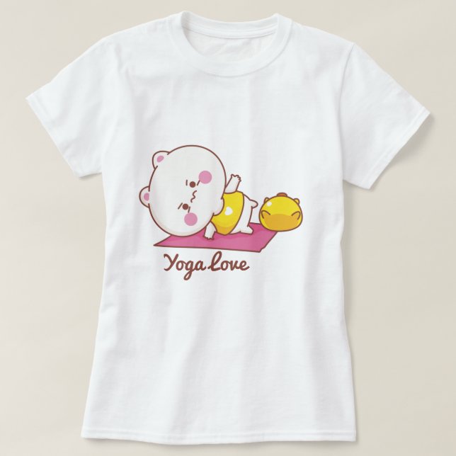 Camiseta de amor de yoga (Diseño del anverso)