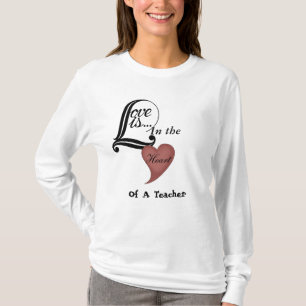 Camiseta de amor del profesor