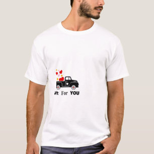 Camiseta de Amor – Diseño cargado de camión y cora